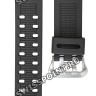 Черный полимерный ремешок Casio 10287236 для часов Casio G-1000, G-1100, G-1200, G-1500, GW-2000, GW-2500, GW-3000, GW-3500