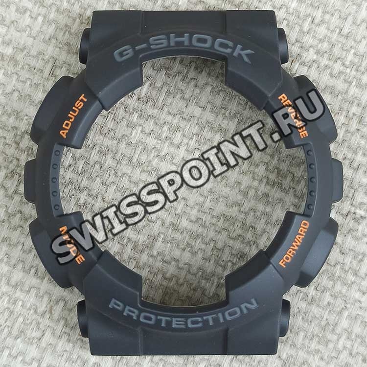 Серый полимерный рант корпуса Casio 10464104 для часов Casio GA-110TS-1A4
