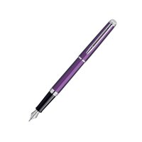 Ручка WATERMAN 1869016 Перьевая ручка Waterman Hemisphere Essential 2013, Purple CT, перо: F (№ 405)