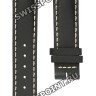 Черный кожаный ремешок Longines L682125379, теленок, 15/14, без замка, для часов Longines Conquest L3.376.4, L3.257.4