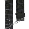 Черный кожаный ремешок Tissot T610029100, удлиненный, 19/18 XL, теленок, имитация крокодила, без замка, для часов Tissot T049.407, T049.410, T065.430