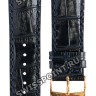 Синий кожаный ремешок Tissot T600044574 / T610042897, теленок, 22/20, розовая пряжка, для часов Tissot Chrono XL T116.617