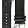 Черный кожаный ремешок Orient QUDDLCSB, 24/22 мм, стальная пряжка, для часов Orient FUNDJ003B