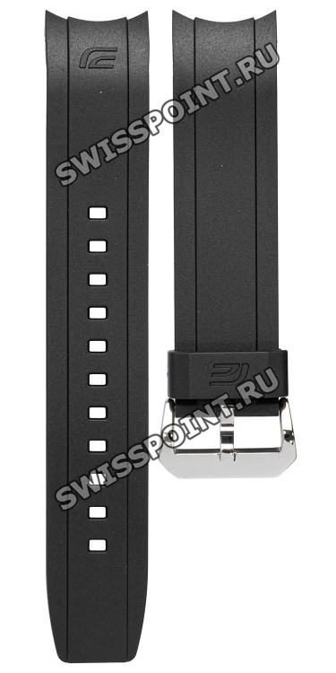 Черный полимерный ремешок Casio 10415903 для часов Casio EFM-100-1A, EFM-100-7A
