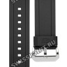 Черный полимерный ремешок Casio 10415903 для часов Casio EFM-100-1A, EFM-100-7A