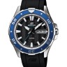 Черный полимерный ремешок Casio 10415903 для часов Casio EFM-100-1A, EFM-100-7A