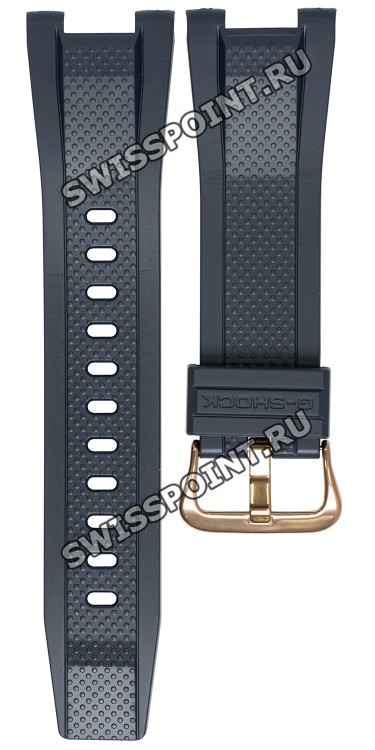 Синий полимерный ремешок Casio 10575387 для часов Casio GST-B100G-2A