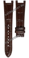 Коричневый кожаный ремешок Balmain B1720763, 20/16, с вырезом 12 мм, без замка, для часов Balmain Traveller 5581, 5585, 5586, 5781, 5785, 5786