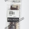 Коричневый кожаный ремешок Balmain B1720763, 20/16, с вырезом 12 мм, без замка, для часов Balmain Traveller 5581, 5585, 5586, 5781, 5785, 5786