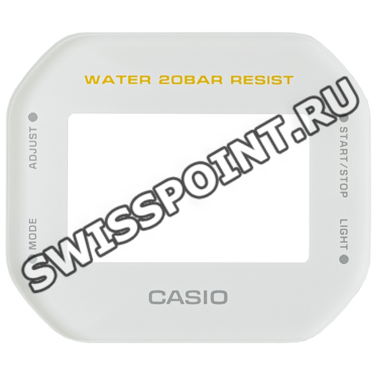 Минеральное стекло Casio 10536600 с принтом для часов Casio DW-5600EW-7