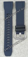 Синий силиконовый ремешок Casio 10631606, 23/19, для часов Casio PRW-30AE-2 Синий силиконовый ремешок Casio 10631606, 23/19, для часов Casio PRW-30AE-2
