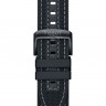 Черный каучуковый ремешок Tissot T603044022 с тканевой накладной, черная пряжка,  для часов Tissot T-Race Jorge Lorenzo 2019 T115.417.27.057.00