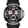 Черный каучуковый ремешок Tissot T603044022 с тканевой накладной, черная пряжка,  для часов Tissot T-Race Jorge Lorenzo 2019 T115.417.27.057.00