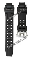Черный полимерный ремешок Casio 10493622 для часов Casio GA-1100-1A