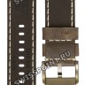 Коричневый кожаный ремешок Tissot T600045329, теленок, 22/22, желтая пряжка, для часов Tissot XL Automatic T116.407