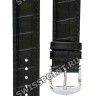 Черный кожаный ремешок Tissot T600028067, удлиненный, 19/18 XL, стальная пряжка, для часов Tissot Classic Dream T033.410, T033.423