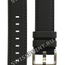 Черный силиконовый ремешок Tissot T603035682, 19/18, интегрированный, стальная пряжка, для часов Tissot Quickster T095.449, T095449A