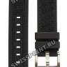 Черный силиконовый ремешок Tissot T603035682, 19/18, интегрированный, стальная пряжка, для часов Tissot Quickster T095.449, T095449A
