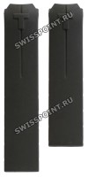 Черный резиновый ремешок Tissot T610014568, 20/20, без замка, для часов Tissot T-TOUCH Z252/352, Z253/353