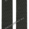 Черный каучуковый ремешок Tissot T610014568, 20/20, без замка, для часов Tissot T-TOUCH Z252/352, Z253/353