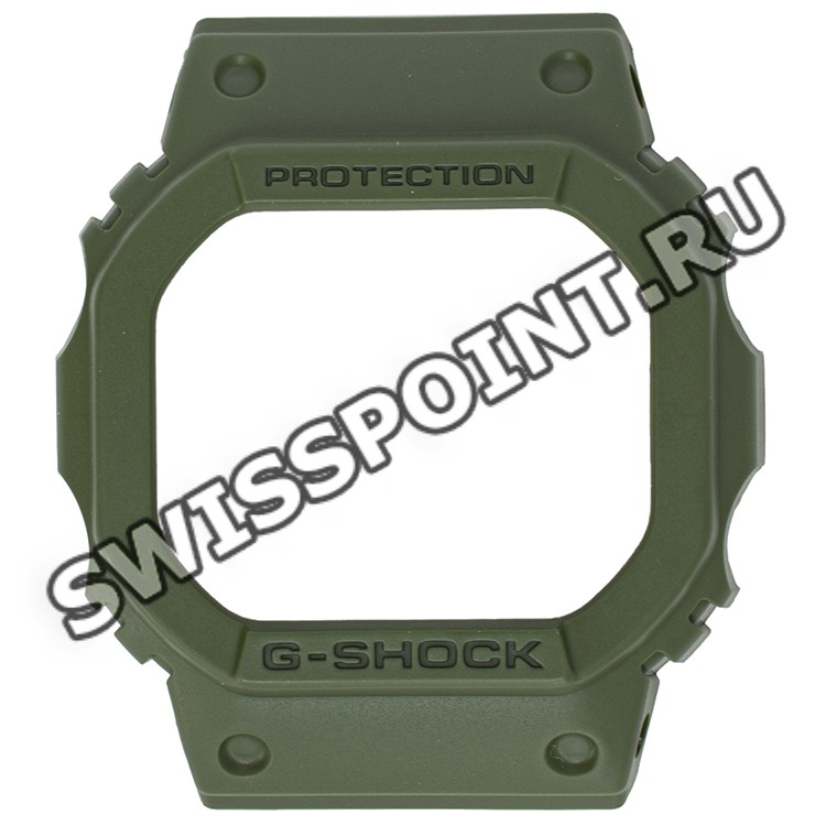 Зеленый рант корпуса часов Casio 10512604 для часов Casio DW-5600M-3