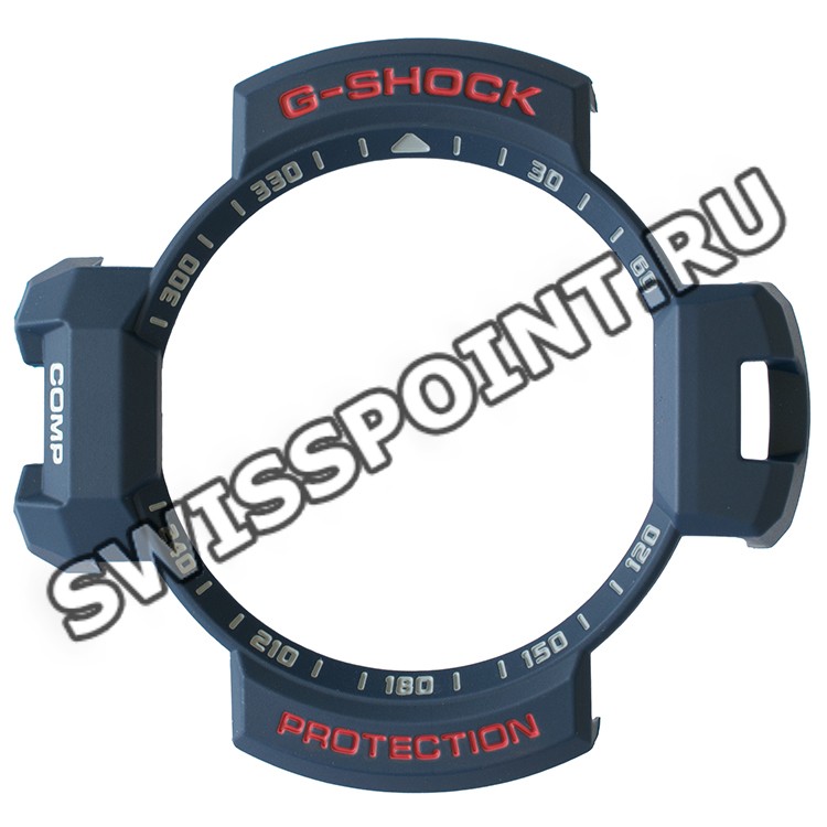 Синий полимерный рант корпуса Casio 10493642 для часов Casio GA-1100-2A