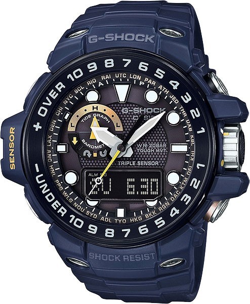 Черный металлический безель Casio 10473506 для часов Casio GWN-1000B-1A, GWN-1000NV-2A