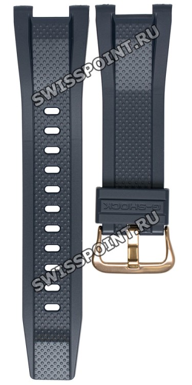 Синий полимерный ремешок Casio 10641202 для часов Casio GST-B100G-2A