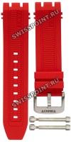 Красный силиконовый ремешок Tissot T603042825 для часов Tissot T-Race Chronograph T115.417.27.051.00