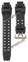 Черный полимерный ремешок Casio 10493624 для часов Casio GA-1000, GA-1100-1A3