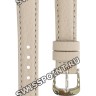 Бежевый кожаный ремешок Tissot T600045503, теленок, 14/12, стальная пряжка, для часов Tissot Classic Dream T129.210