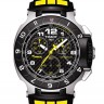Черный каучуковый ремешок Tissot T610033168, без замка, для часов Tissot T-Race T048.417, T048.427