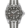 Серо-белый каучуковый ремешок Certina C610018002, без замка, для часов Certina DS Action C013.407.47.081.01