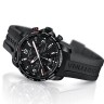 Черный каучуковый ремешок Certina C610018861, интегрированный, без замка, для часов Certina DS Podium C001.647.17.057.00, C001.647.27.057.00
