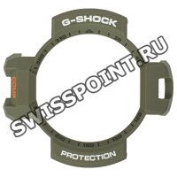 Зеленый рант корпуса часов Casio 10531396 для часов Casio GA-1100KH-3A