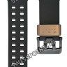 Черный полимерный карбоновый ремешок Casio 10582055 с красной подложкой для часов Casio GPR-B1000TF-1 Rangeman 35th Anniversary
