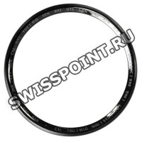 Черное стальное кольцо Casio 10571569 с часовыми поясами для часов Casio MTG-B1000-1A, MTG-B1000B-1A, MTG-B1000B-1A4, MTG-B1000BD-1A, MTG-B1000D-1A, MTG-B1000DCM-1A, MTG-B1000TF-1A, MTG-B1000TJ-1A, MTG-B1000WLP-1A, MTG-B1000XBD-1A