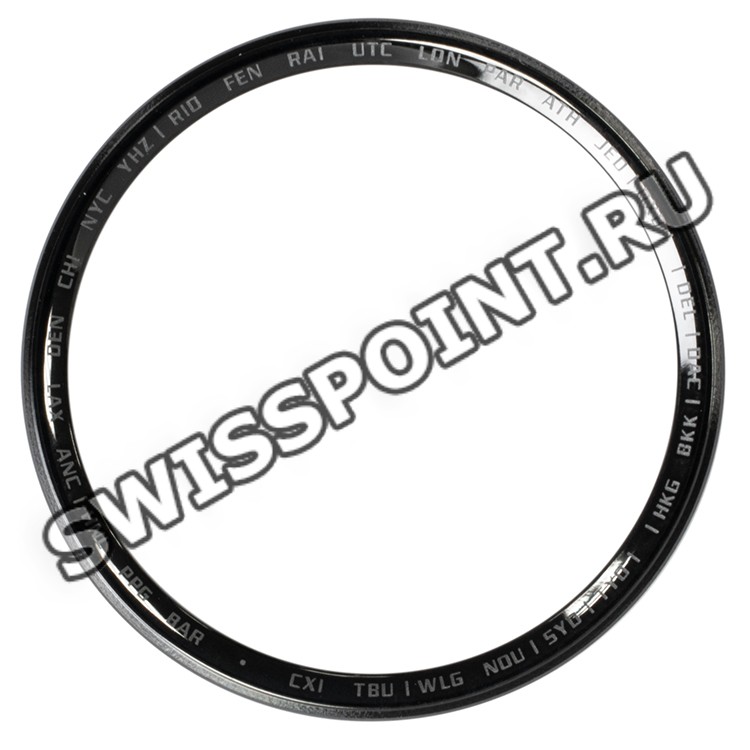 Черное стальное кольцо Casio 10571569 с часовыми поясами для часов Casio MTG-B1000-1A, MTG-B1000B-1A, MTG-B1000B-1A4, MTG-B1000BD-1A, MTG-B1000D-1A, MTG-B1000DCM-1A, MTG-B1000TF-1A, MTG-B1000TJ-1A, MTG-B1000WLP-1A, MTG-B1000XBD-1A