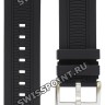 Черный силиконовый ремешок Tissot T603041963 для часов Tissot T-Race Chronograph T115.417.27.061.00