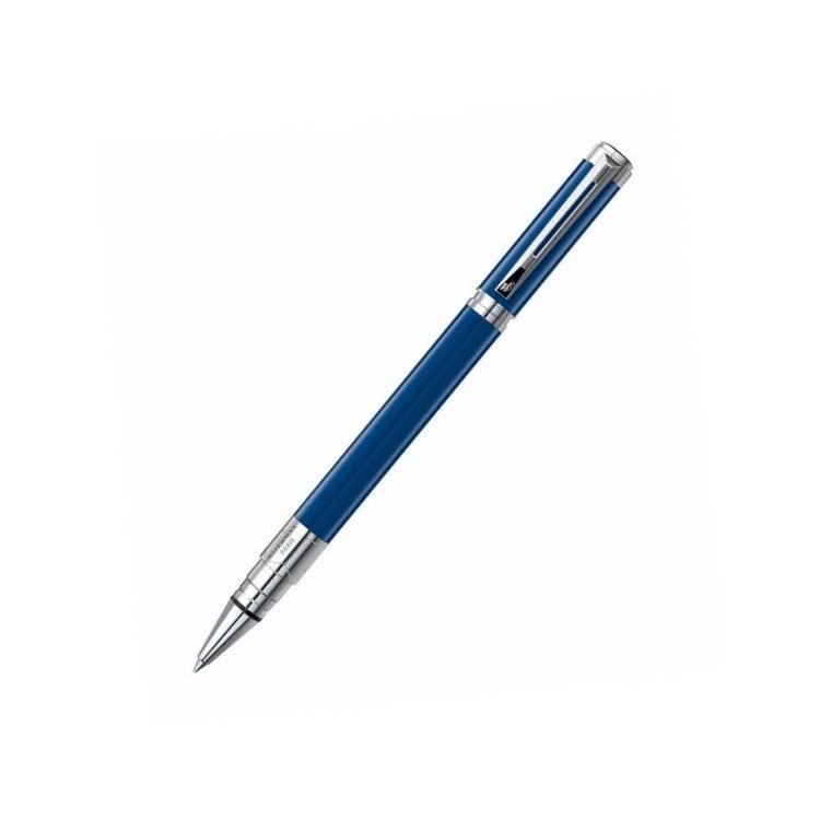 Ручка WATERMAN 1904578 Ручка-роллер Waterman Perspective 2014, Blue Obsession CT, стержень: FBlack (№ 408)
