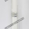 Белый каучуковый ремешок Certina C603015560 c клипсой для часов Certina DS First C014.217.17.011.00, C014.235.17.011.00