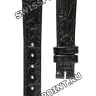 Черный кожаный ремешок Longines L682100657, теленок, 13/10, без замка, для часов Longines Lyre L4.321.4, L4.321.2, L4.360.4, L4.221.2, L4.221.4, L4.258.2, L4.258.4, L4.259.2, L4.259.4, L4.260.2