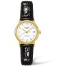 Черный кожаный ремешок Longines L682100657, теленок, 13/10, без замка, для часов Longines Lyre L4.321.4, L4.321.2, L4.360.4, L4.221.2, L4.221.4, L4.258.2, L4.258.4, L4.259.2, L4.259.4, L4.260.2