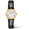 Черный кожаный ремешок Longines L682100657, теленок, 13/10, без замка, для часов Longines Lyre L4.321.4, L4.321.2, L4.360.4, L4.221.2, L4.221.4, L4.258.2, L4.258.4, L4.259.2, L4.259.4, L4.260.2