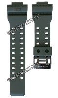 Зеленый полимерный ремешок Casio 10378390 для часов Casio GD-100MS-3
