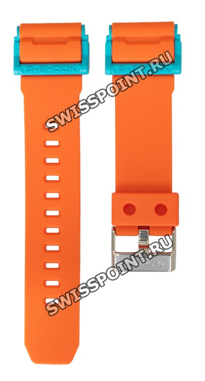 Оранжевый полимерный ремешок Casio 10498653 для часов Casio GD-400DN-4