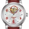 Красный кожаный ремешок Tissot T610029944, теленок, 16/16, без замка, для часов Tissot Lady Heart T050.207, T050207A