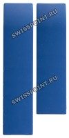 Синий каучуковый ремешок Tissot T610014611, 20/20, без замка, для часов Tissot T-Race T011.414, T011.417, T372, T373, T472