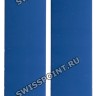 Синий каучуковый ремешок Tissot T610014611, 20/20, без замка, для часов Tissot T-Race T011.414, T011.417, T372, T373, T472