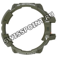 Зеленый рант корпуса часов Casio 10533505 для часов Casio GW-A1100KH-3A